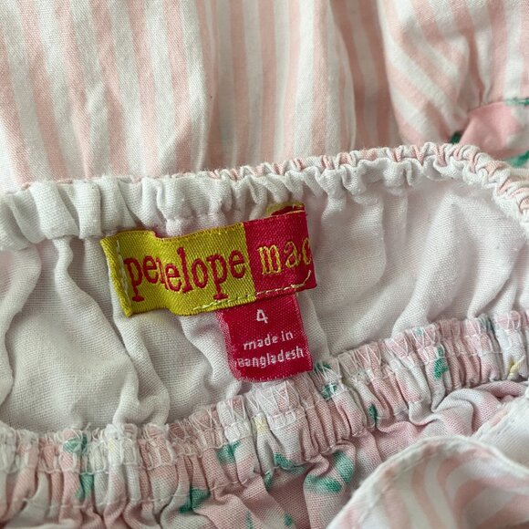 Penelope Mack Daisy Floral Striped Dress – Size 4, Keyhole Back - Picture 2 of 5